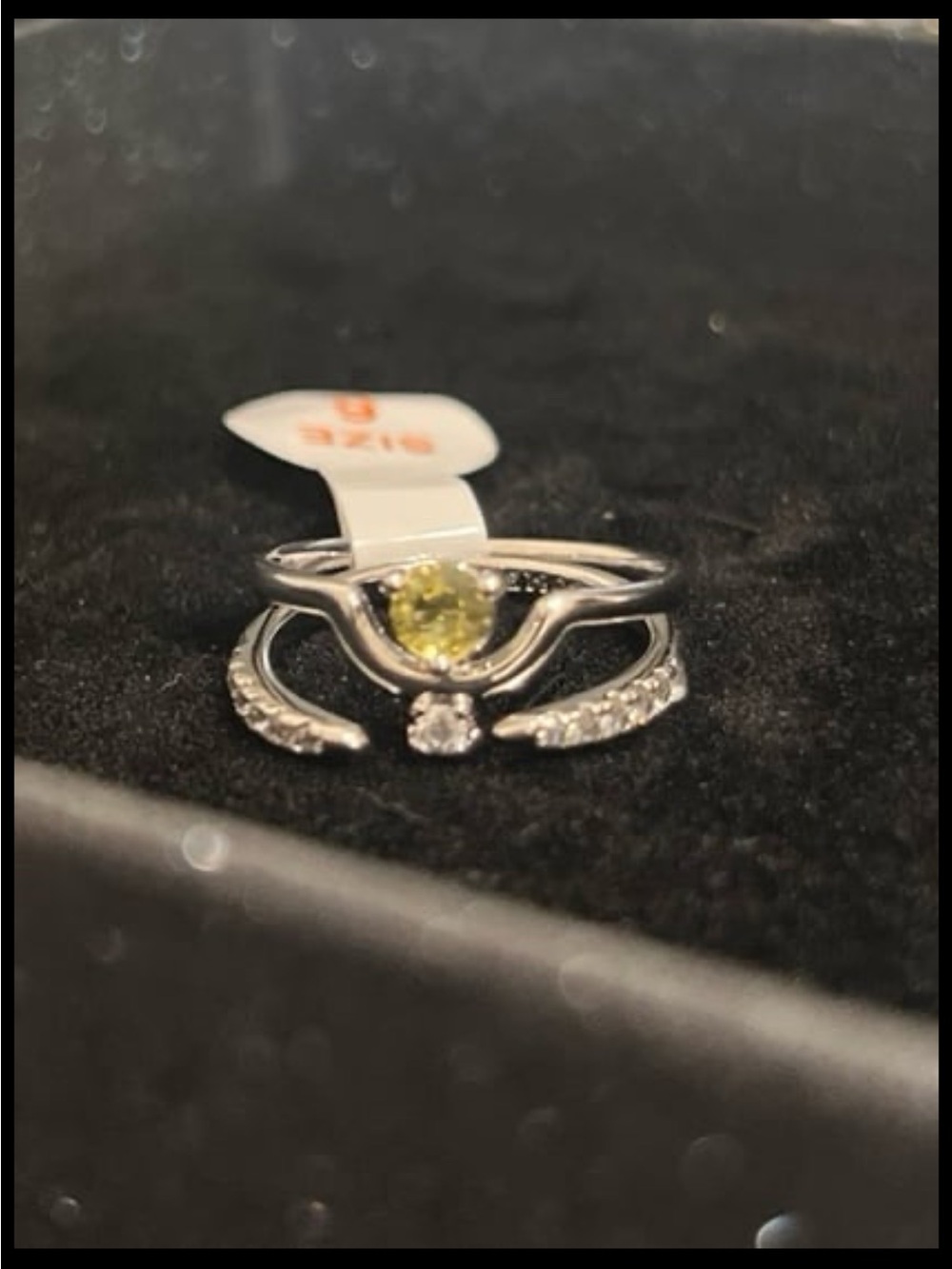 Genuine, citrine, rhodium, plated, unspoken dreams, bomb parting, RBP6566